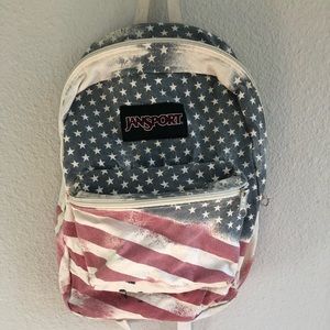 American Flag Jansport Backpack